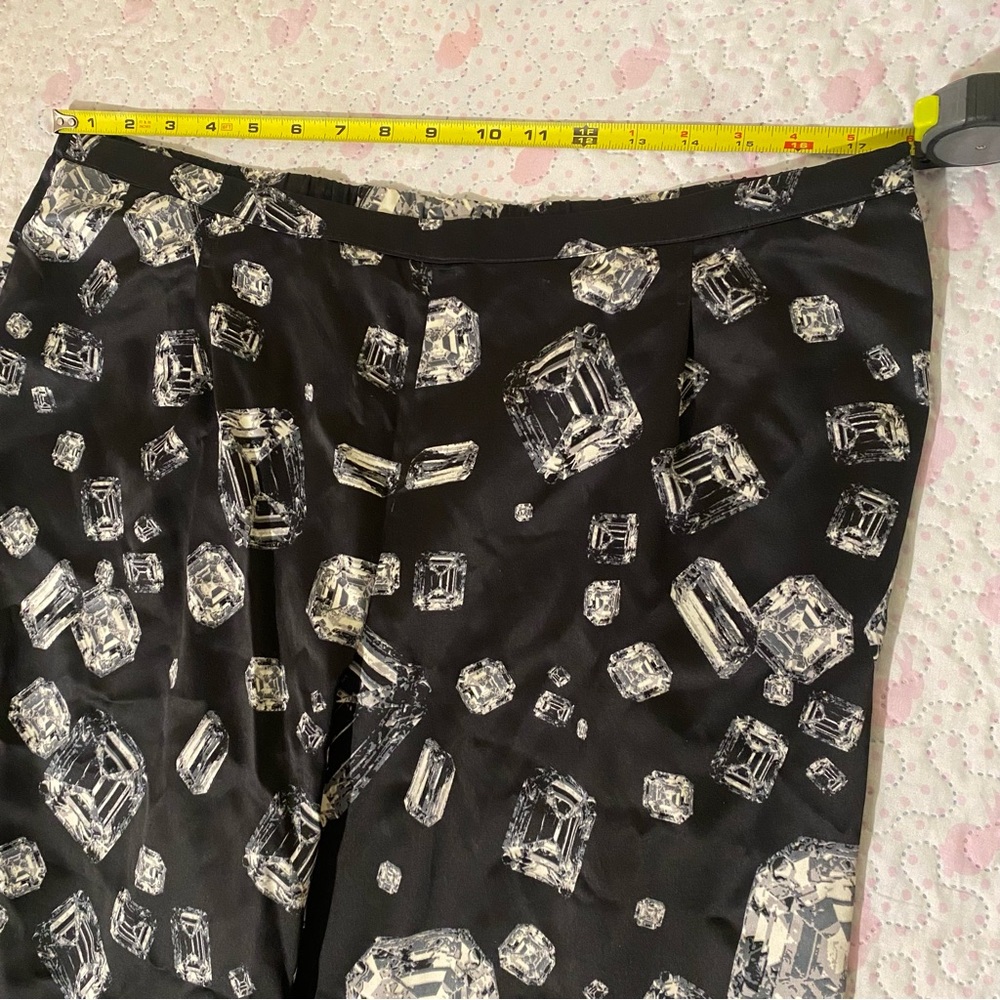 Soma Black and White Abstract Lounge Pants Size L - Picture 4 of 15